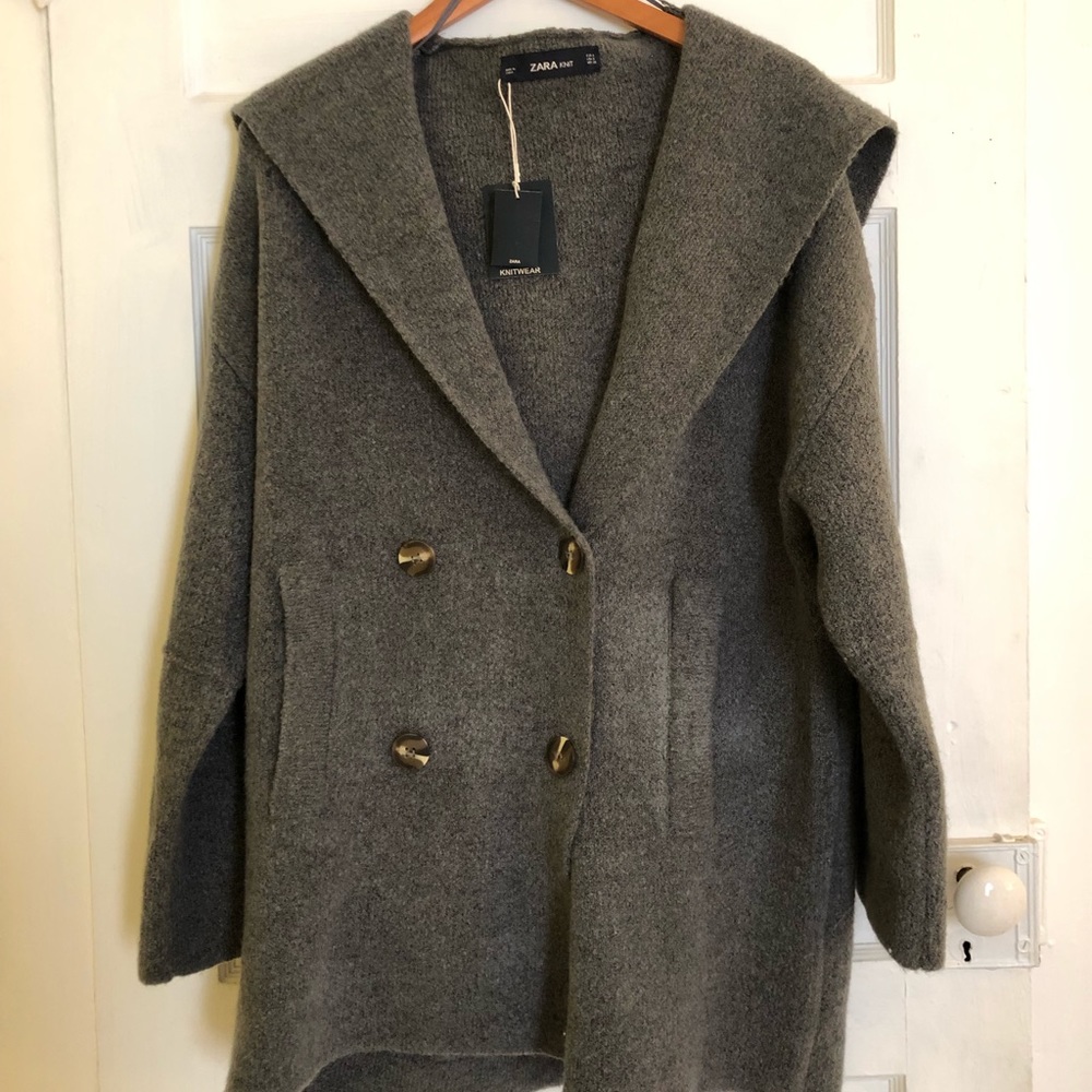 Zara oversized knit sweater.